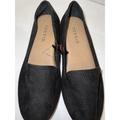 Torrid Shoes | New Torrid Black Faux Suede Slip On Espadrille Flat Shoes, Womens Size 7 Wide | Color: Black | Size: 7