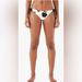 Kate Spade New York Swim | Kate Spade New York Bicolor Side Bow Tie Bikini Bottoms. | Color: Black/Cream | Size: L