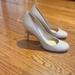 Kate Spade Shoes | Kate Spade Size 8 Nude Heels With Giraffe Print Heel | Color: Cream/Tan | Size: 8