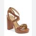 Michael Kors Shoes | Michael Kors Kailey Platformslike New | Color: Brown | Size: 7.5