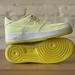 Nike Shoes | Nike Air Force 1 Lv8 Gs Yellow Av8183-800 Casual Shoes Gs 7y/ Women Size 8.5 New | Color: White/Yellow | Size: 8.5