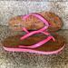 Nine West Shoes | Nine West Hot Pink Cork Flip Flops | Color: Pink | Size: 10