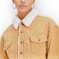 Levi's Jackets & Coats | Levi’s Corduroy Sherpa Trucker Jacket Size Small | Color: Tan | Size: S