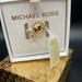 Michael Kors Jewelry | Michael Kors Logo Rhinestone Gold Ring | Color: Gold | Size: 7.5-8.5