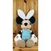 Disney Toys | Mickey Mouse Easter Bunny Plush Doll 19" Blue Disney Store Stuffed Animal | Color: Blue/White | Size: Unisex
