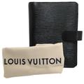 Louis Vuitton Other | Louis Vuitton Notebook Cover Epi Agenda Mm R20042 Louis Vuitton Noir Lv | Color: Tan | Size: Os