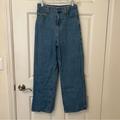 Levi's Jeans | Levi’s High Waisted Straight Denim Jean Jeans Solid Medium Vintage Wash Size 26 | Color: Blue | Size: 26