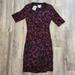 Anthropologie Dresses | Maeve Anthropology Elora Burgundy Lace Sheath Lined Dress Size 4 Nwt | Color: Black/Red | Size: 4