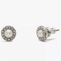 Kate Spade Jewelry | Kate Spade You're A Gem Pave Halo Studs Earrings Nwt | Color: Silver/White | Size: Os