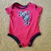 Nike One Pieces | Nike One Piece Baby Romper Pink Navy Logo 3-6 Months Just Do It | Color: Blue/Pink | Size: 3-6mb