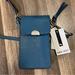 Nine West Bags | Nine West Teal Crossbody Bag Faux Leather Small Purse Nwt | Color: Blue | Size: Os