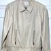 Nine West Jackets & Coats | Nine West Aviator Jacket - Faux Leather, Size Large | Color: Tan | Size: L