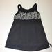 Lululemon Athletica Tops | Lululemon Woman's Build-In Bra Tank Top Black/White Size 8 Pre-Owned | Color: Black/White | Size: 8