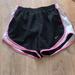 Nike Shorts | Nike Tempo Dri-Fit S Athletic Running Shorts Solid Black White Mesh Pink Trim | Color: Black/Pink | Size: S