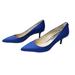 Michael Kors Shoes | Michael Kors Blue Leather Pumps | Color: Blue | Size: 7