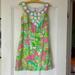 Lilly Pulitzer Dresses | Lilly Pulitzer "Chin Chin" Shift Dress | Color: Green/Pink | Size: 2