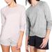 Athleta Tops | Athleta Criss Cross Sweatshirt Bundle Heather Gray And Pink Size Small | Color: Gray/Pink | Size: S