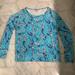 Lilly Pulitzer Tops | Lilly Pulitzer Kingsley Crewneck Pull-On | Color: Blue/White | Size: L