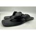 Anthropologie Shoes | Maeve Slip On Knot Puffy Sandal Black Size 9 Anthropologie Flip Flop Flats | Color: Blue | Size: 9