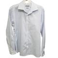 Michael Kors Shirts | Michael Kors Shirt Men's Size Xl 17 34/35 Blue Check Button Up Shirt Slim Fit | Color: Blue/White | Size: 17