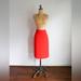 J. Crew Skirts | J. Crew Red Pencil Skirt - Size L | Color: Red | Size: L