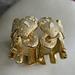 Lilly Pulitzer Jewelry | Lilly Pulitzer Cuff Bracelet -Elephants! Cute In Gold Metallic. New. | Color: Gold | Size: Os