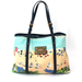 Louis Vuitton Bags | Louis Vuitton Escale Canvas Ailleurs Cabas Mm Tote Beach Landscape Leather Bag | Color: Blue | Size: Os