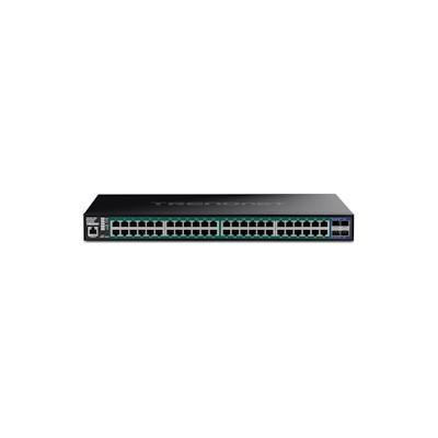 TRENDnet TPE-3524S 52 Port PoE+ Switch, Gigabit Web Smart mit 10G SFP+ Slots