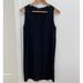 Madewell Dresses | Madewell Heather Button Front Dress Black Xs | Color: Black | Size: Xs
