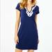 Lilly Pulitzer Dresses | Lilly Pulitzer Navy Brewster T-Shirt Dress | Color: Blue | Size: Xs