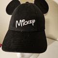 Disney Accessories | Disney Mickey Mouse Youth Adjustable Baseball Cap With Ears Black | Color: Black | Size: Osbb