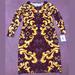 Lularoe Dresses | Lularoe Elegant Debbie Dress | Color: Gold/Purple | Size: Xl