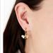 Kate Spade Jewelry | Kate Spade All Abuzz Stone Bee Huggies Earrings | Color: Black/Gold | Size: Os