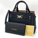 Michael Kors Bags | Michael Kors Reed Small Satchel Crossbody Bag & Trifold Wallet | Color: Black/Gold | Size: Small