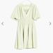 Madewell Dresses | Madewell Linen-Blend Sophia Mini Dress | Color: Green | Size: Xl