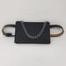 Michael Kors Accessories | Michael Kors Logo Pull Chain Faux-Leather Belt Bag /Fanny Pack -Black | Color: Black/Gray | Size: Small