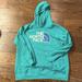 The North Face Shirts | North Face Large M Or W Teal, Blue And White Hoodie W Excellent Conditions | Color: Blue/White | Size: L