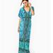 Lilly Pulitzer Dresses | New ~ Lilly Pulitzer Ilia Elbow Sleeve Maxi Dress Nwt! | Color: Blue/Green | Size: 8