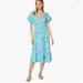 Lilly Pulitzer Dresses | Lilly Pulitzer Juliet Ruffle Midi Dress - Size Medium | Color: Blue/Green | Size: M