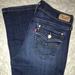 Levi's Jeans | Levi’s 505 Straight Leg Size 6 M In Great Pre-Owned Cond. W/ Decorative Pockets | Color: Blue | Size: 6