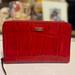Kate Spade Bags | Kate Spade Red Patent Embossed Wallet | Color: Red | Size: Os