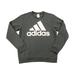 Adidas Sweaters | Adidas Men's Essentials Soft Fleece Big Logo Crewneck Sweatshirt - Black/White | Color: Black/White | Size: Various