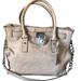 Michael Kors Bags | Michael Kors Hamilton Crocodile Tan Large Satchel Ombre Embossed Leather Purse | Color: Tan | Size: Os