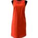 J. Crew Dresses | J.Crew Size 4 Orange Laser Cut Out Scalloped Trim Shift Dress | Color: Orange | Size: 4