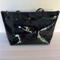 Kate Spade Bags | Kate Spade New York Womens Tote Bag Black Patent Leather Lined Double Handles L | Color: Black | Size: Os