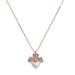 Kate Spade Jewelry | Kate Spade Rose Gold Precious Pansy Flower Mini Pendant Necklace | Color: Pink/White | Size: Os