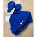 Nike Accessories | *Nwt* Infant Boy Nike Hat & Mittons | Color: Blue/White | Size: Osb