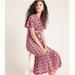 Anthropologie Dresses | Anthro Corey Lynn Calter Annabel Geometric Midi Shirtdress Dress Pink Orange | Color: Orange/Pink | Size: S