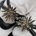 Nine West Accessories | Nine West Rhinestone Shoe Clip Pair On Or Off The Shoes | Color: Black/Silver | Size: 1.75" X 1.75"
