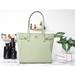 Michael Kors Bags | New Michael Kors Carmen Large Tote Sage Green Saffiano Leather North South Bag | Color: Green | Size: L